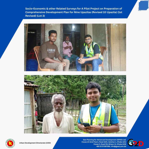 Socio-Economic & other Related Surveys for A Pilot Project on Preparation of Comprehensive Development Plan for Nine Upazilas (Revised 10 Upazila) (1st Revised) (Lot 3)